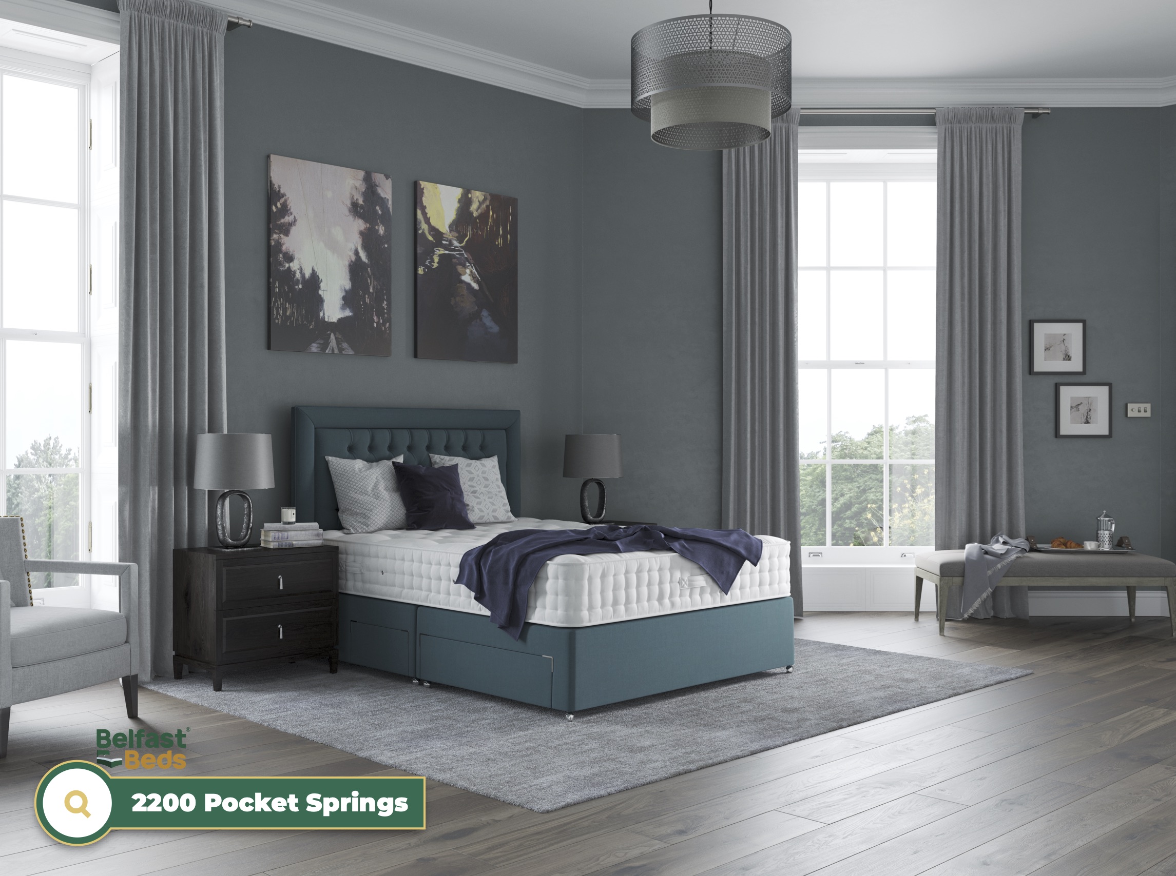 Marquess Pocket Divan Set